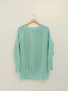 Sweater VERBENA verde agua - comprar online