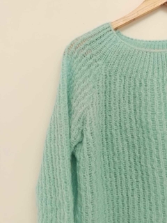 Sweater VERBENA verde agua en internet