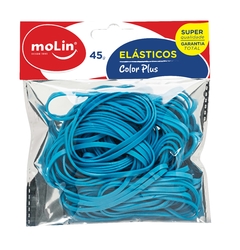 Elástico Silicone Azul c/45g Molin