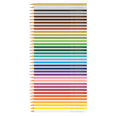 Lápis de Cor 36 cores Sextavado Faber Castell - comprar online