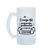 Caneca de chopp vidro jateado - Personalizada 475ml