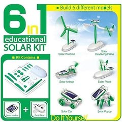 Kit 6 en 1 de juguetes con movimiento por energía solar - comprar online