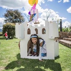 Castillo princesa grande. Juguete ecológico hecho en cartón reciclado - comprar online