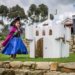 Castillo princesa grande. Juguete ecológico hecho en cartón reciclado