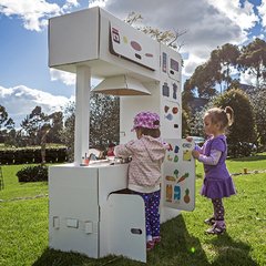 Cocina mini chef grande. Juguete ecológico hecho en cartón reciclado