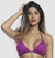 Top de Bikini Cortininha Uva