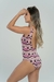 Traje de Baño Agatha con Estampado de Arabesco Púrpura - comprar online