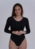 Black Meri Long Sleeve Swimsuit