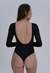 Black Meri Long Sleeve Swimsuit on internet