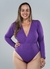 Purple Cross Bodysuit