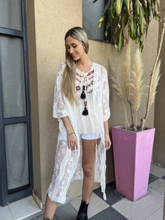 Kimono Solange Blanco - tienda online