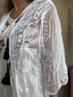 Image of Kimono Solange Blanco
