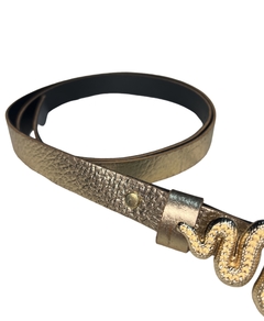 Cinto Snake Dorado Ocre - buy online