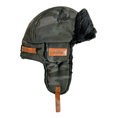 Gorro Aviador Camping 1 - Correas Marrones