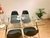 Mesa de Vidrio 140x80 + 4 Sillas Eames Eiffel