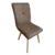 Silla Oslo simil cuero Camel - comprar online