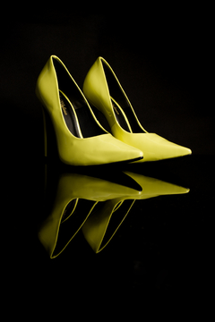 Scarpin Colorido Amarelo - comprar online