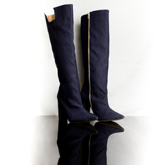 Bota cano longo Jeans - loja online