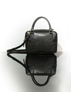 Bolsa Croco Media Preto