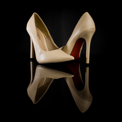 Scarpin Clássico Nude Salto 12cm - comprar online