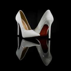 Scarpin Clássico Branco Salto 12cm - comprar online