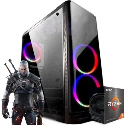 PC GAMER RYZEN 3 3200G 16GB 3200MHZ SSD 480GB GABINETE GAMER RGB FUENTE CERTIFICADA