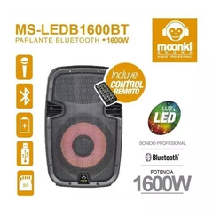 Parlante Moonki Sound Bluetooth Ms-ledb1600bt 1600w Rgb Mic - comprar online