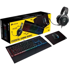 COMBO GAMER CORSAIR TEC K55+AURI HS50+MOUS HARPOON RGB PRO+PAD MM100 en internet