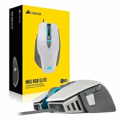 MOUSE CORSAIR M65 ELITE RGB WHITE 18000 DPI