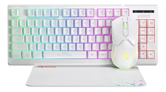 COMBO GAMING MARVO TECLADO CM310 COMPACTO RGB + MOUSE RGB + MOUSEPAD - comprar online