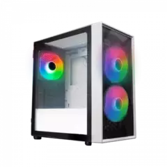 Gabinete Tecware Forge M2 2 fan RGB WHITE MATX