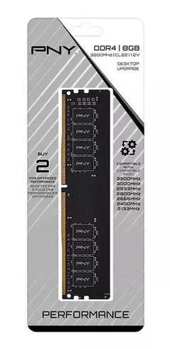 MEMORIA DDR4 8GB 3200MHZ PNY XLR8 GAMING - comprar online