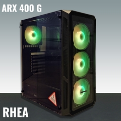 GABINETE AUREOX RHEA - ARGB FAN + CONTROLADORA + DOOR WINDOW TEMPLADA