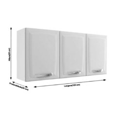 ARMÁRIO ITATIAIA AÇO IP3-D PREMIUM - BRANCO - comprar online