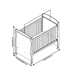 Berço Cama Junior em MDF