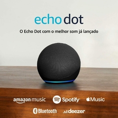 Imagem do Echo Dot 5ª geração | O Echo Dot com o melhor som já lançado | Cor Preta