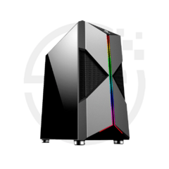 Gabinete Gamer Mid Tower HOLT RGB FORTREK