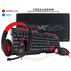 Gamer Enifler Grifo V2 Gamer Gamer Teclado e Mouse Gamer, Mousepad Extended e Headset Blade II