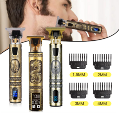 2022 t9 0-3mm aparador de barba profissional aparador de barba elétrico recarregável masculino barbeador barba barbeiro máquina de corte de cabelo máquina de corte de cabelo para adultos máquina de barbear elétrica