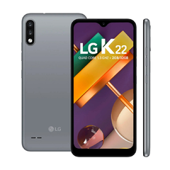 Smartphone LG K22 32GB K200BMW - Tela 6.2” HD+, Câmera Traseira Dupla 13MP+2MP, Android 10