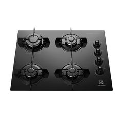 Cooktop 4 Bocas Electrolux KE4GP - Mesa de Vidro, Acendimento Super automático, Design Moderno