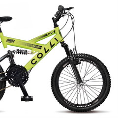 Bicicleta Infantil Aro 20 36R 21 Marchas, Rodas com Aero, Freios V-Brake - Colli na internet