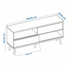 Rack para Sala TV até 50" NT1180 - EletromoveisClauro