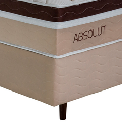 Conjunto Box Absolut Casal 193cm com Molas Ensacadas - Design Colchões na internet