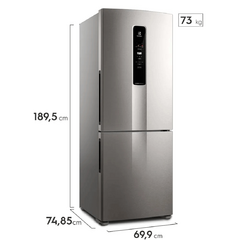 Refrigerador 2 portas IB7S Inverse com AutoSense 490 L - Electrolux