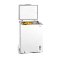 Freezer Horizontal Midea145 Litros MDRC207SLA011, 3 Funções, Dreno Frontal, Cesto Aramado - EletromoveisClauro