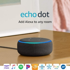 Alto-falante inteligente Amazon Alexa Echo Dot 3 100% original - comprar online