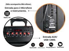 Caixa Amplificada Amvox ACA780 Vulcano - Potência 700W, Bluetooth, Rádio FM, Função TWS e LEDs na internet