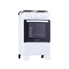 Fogão 4 Bocas Branco com Mesa Inox Coliseum Plus - Atlas - comprar online