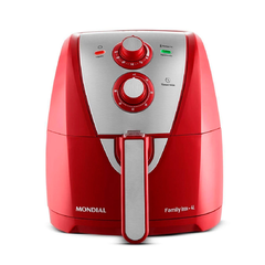 Fritadeira Air Fryer Mondial Vermelha 4 Litros AFN40 - Antiaderente, Timer 60 min, Potência 1500W - comprar online